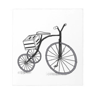 Bike on 3 wheels notepad
