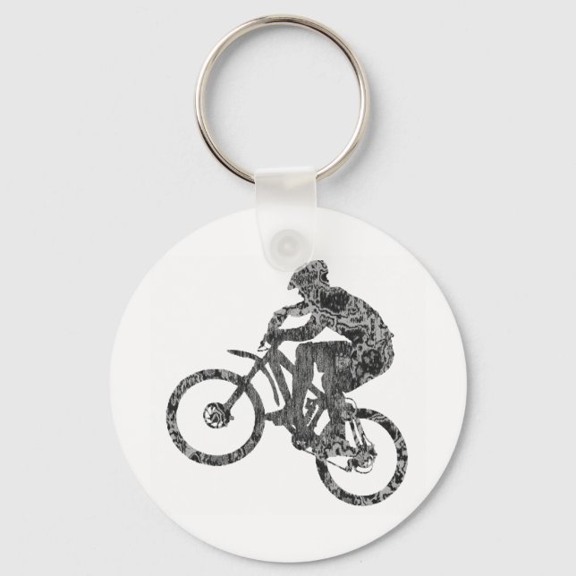Bike on Walkabout Keychain (Front)
