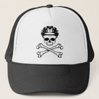 Bike or Die - Bike and Crossbones Trucker Hat