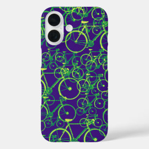Bike pattern design iPhone 16 case
