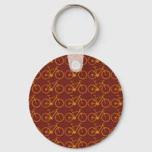 bike pattern for cyclists keychain
