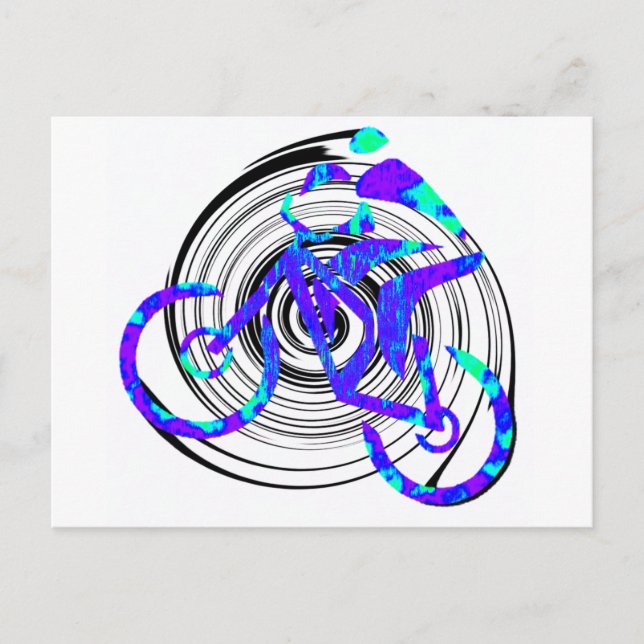 bike Purple Haze Postcard (Front)