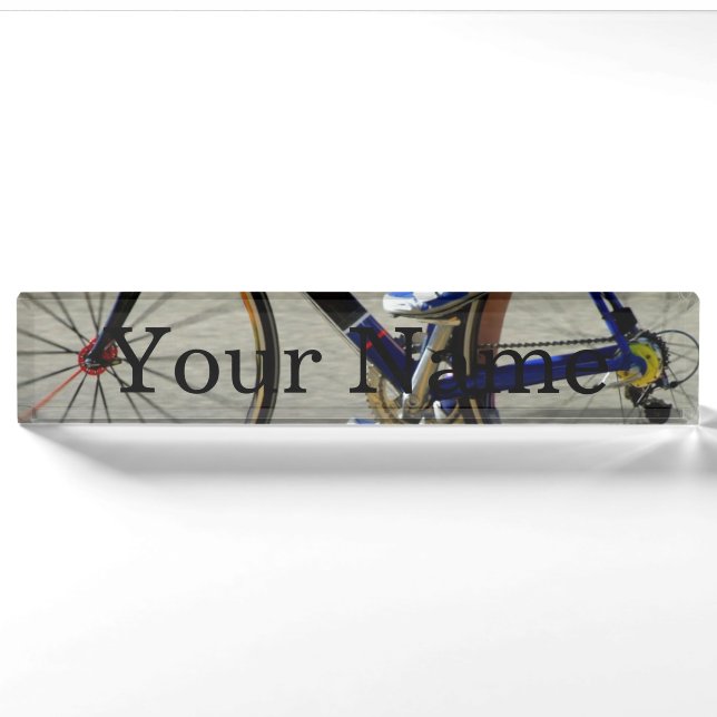 Bike Race Nameplate (Front)