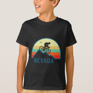 Bike Rider Nevada Mountain Biking Retro Mtb Moutai T-Shirt