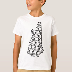 Bike Riding New Hampshire Cycling Mountain Biking T-Shirt
