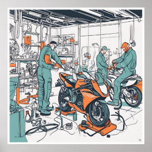 Bike Shop - Art Print
