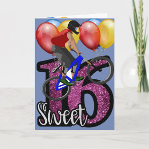 Bike Sport Happy Birthday Family Friends Destiny Card