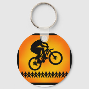 bike Star Shoot Keychain