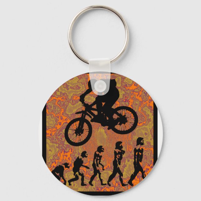 Bike Start Up Keychain (Front)