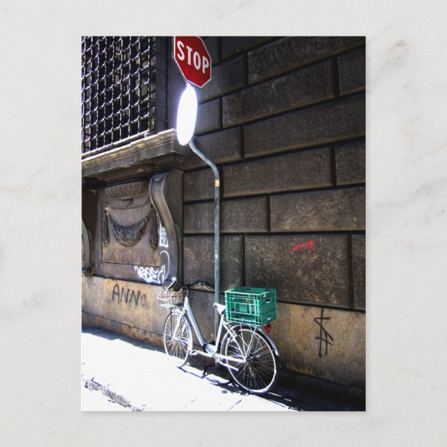 Bike Stop Postcard (Front)