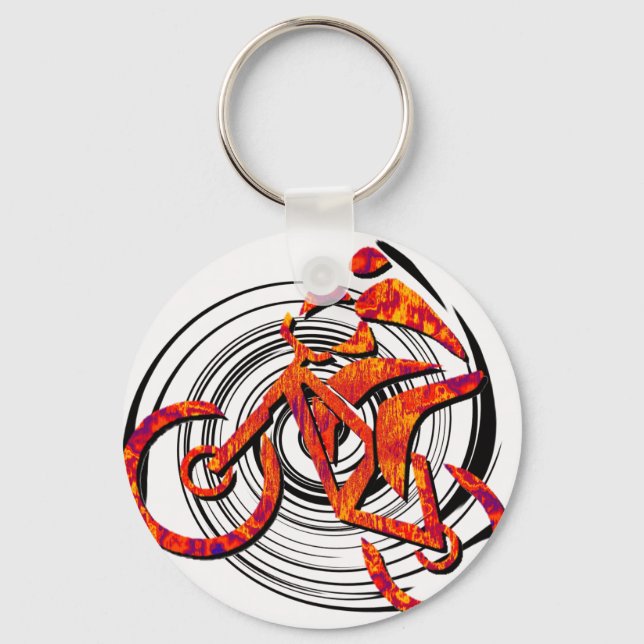 Bike Subtle Change Keychain (Front)