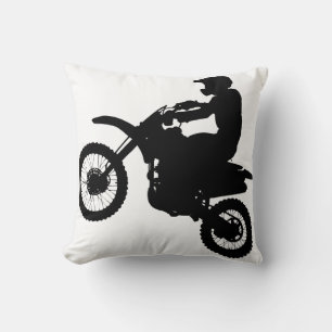 bike throw pillow