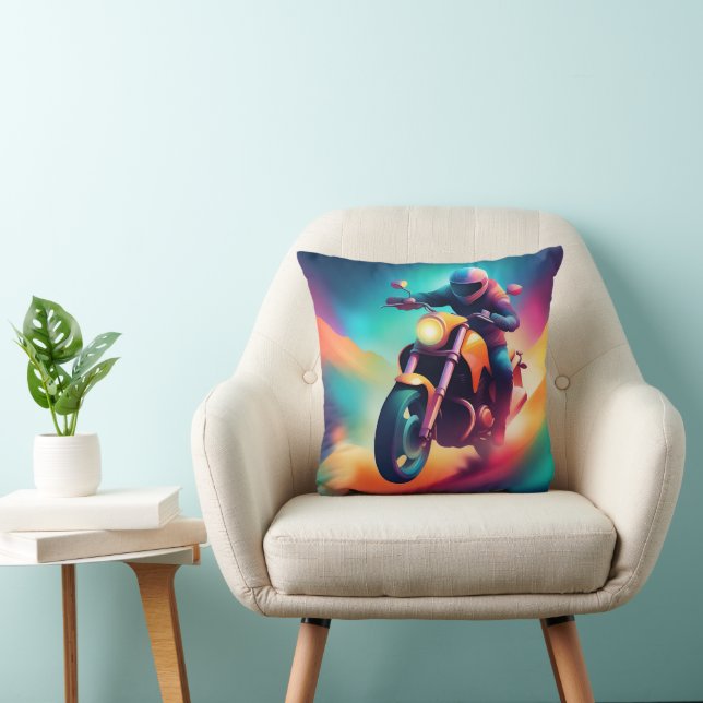 bike throw pillow (Chair)