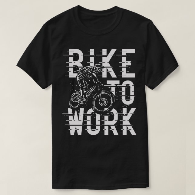 Bike to work T-Shirt (Design Front)
