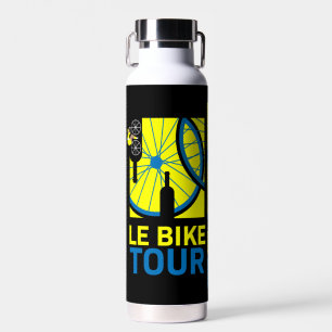 Bike Tour Art Water Bottle