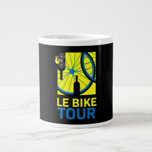 Bike Touring Large Coffee Mug