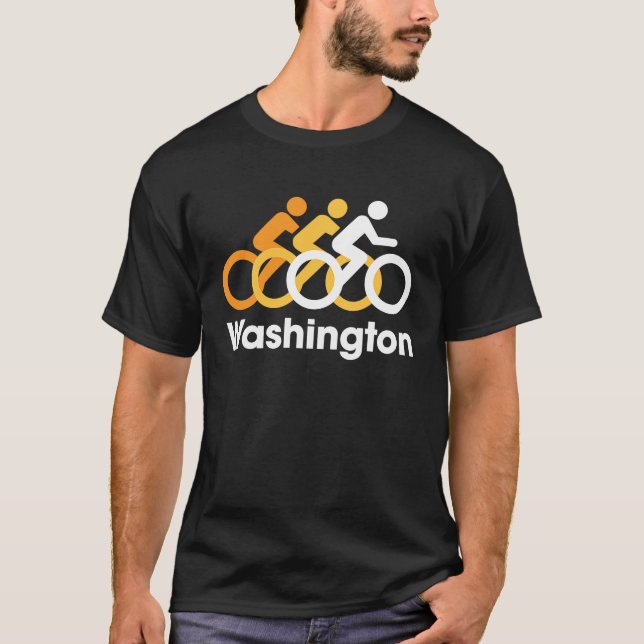 Bike Washington T-Shirt (Front)