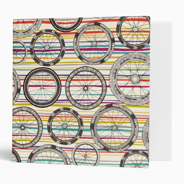 bike wheels stripe binder (Front/Inside)