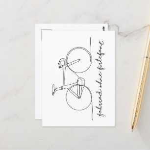 bike without a fire   Anti e-bike Postcard