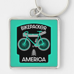 Bikepacking America Keychain
