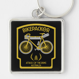 Bikepacking Australian Attack of The Buns Keychain