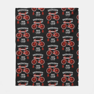 Bikepacking   Backpacking   Touring   Camping Fleece Blanket