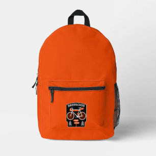Bikepacking Bike Touring Printed Backpack