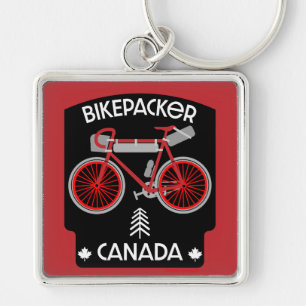Bikepacking Canada Keychain