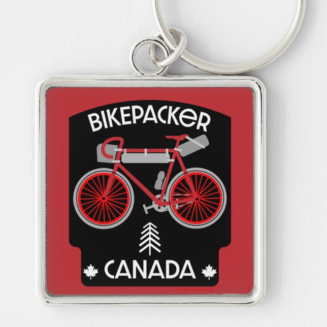 Bikepacking Canada Keychain (Front)