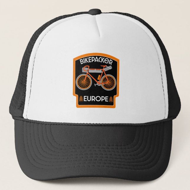 Bikepacking Europe Trucker Hat (Front)