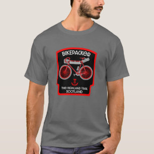Bikepacking The Highland Trail Scotland T-Shirt