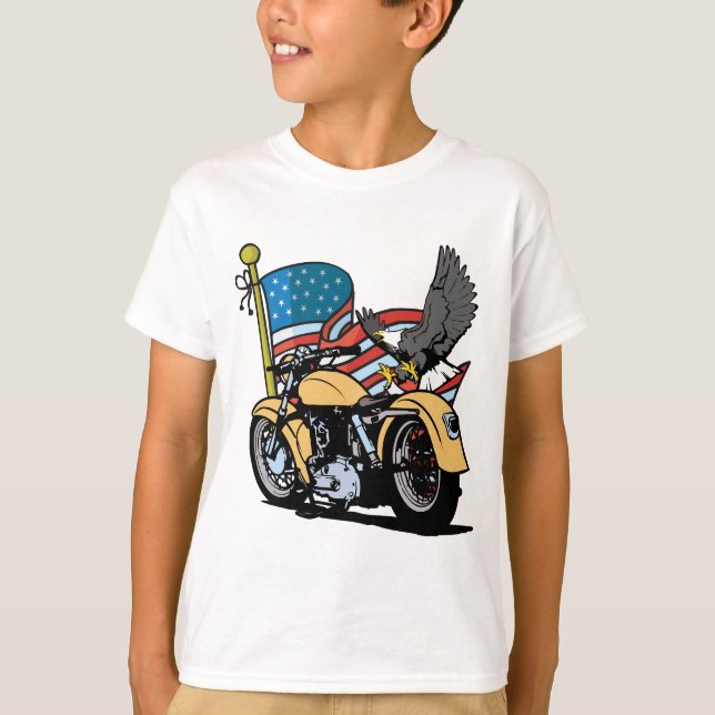 Biker American Eagle T-Shirt (Front)