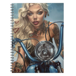 Biker Babe11 Notebook