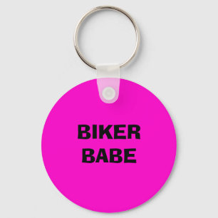 BIKER BABE KEYCHAIN