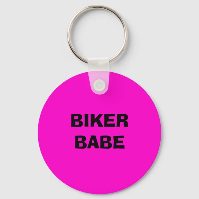 BIKER BABE KEYCHAIN (Front)