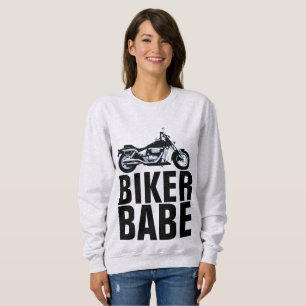 BIKER BABE Ladies Motorcycle T-shirts Sweatshirts
