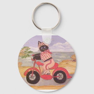 BIKER BETTY KEYCHAIN