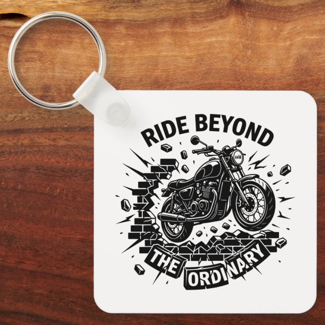 Biker Beyond Limits Ride Keychain (Front)