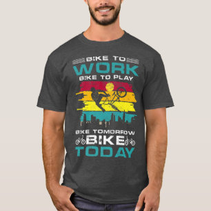 Biker Bicycle Cycling Cycle Rider Bike Ride 173 T-Shirt