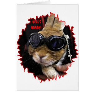 BIKER BUNNY HELL'S BUNNY