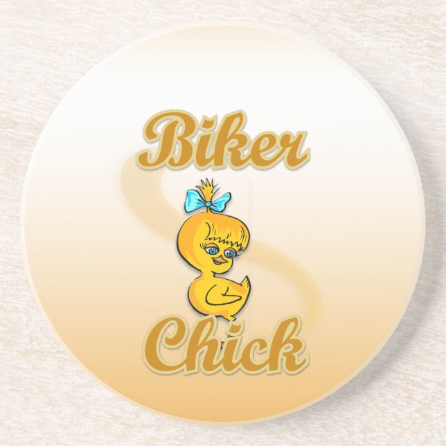 Biker Chick Coaster (Front)