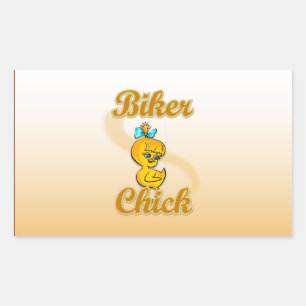 Biker Chick Sticker