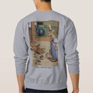 Biker Chicks grey sweatshirt back
