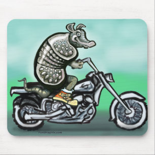 Biker Club Dillo Mouse Pad