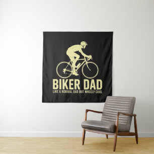 Biker Dad Like A Normal Dad Tapestry