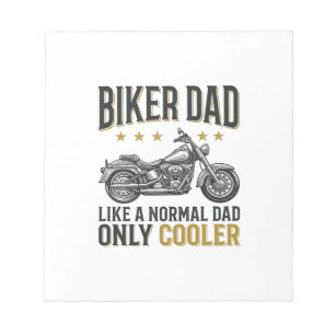 Biker Dad Vintage Motorcycle Quote Shirt_1 Notepad