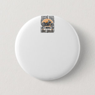 Biker Dad Vintage Motorcycle Vector Design_1 2 Inch Round Button