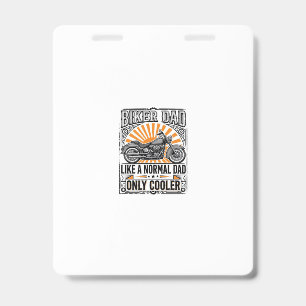 Biker Dad Vintage Motorcycle Vector Design_1 Badge