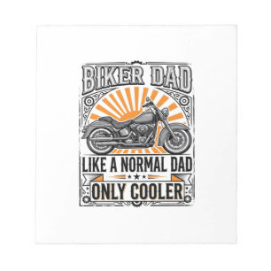 Biker Dad Vintage Motorcycle Vector Design_1 Notepad