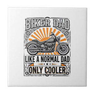 Biker Dad Vintage Motorcycle Vector Design_1 Tile